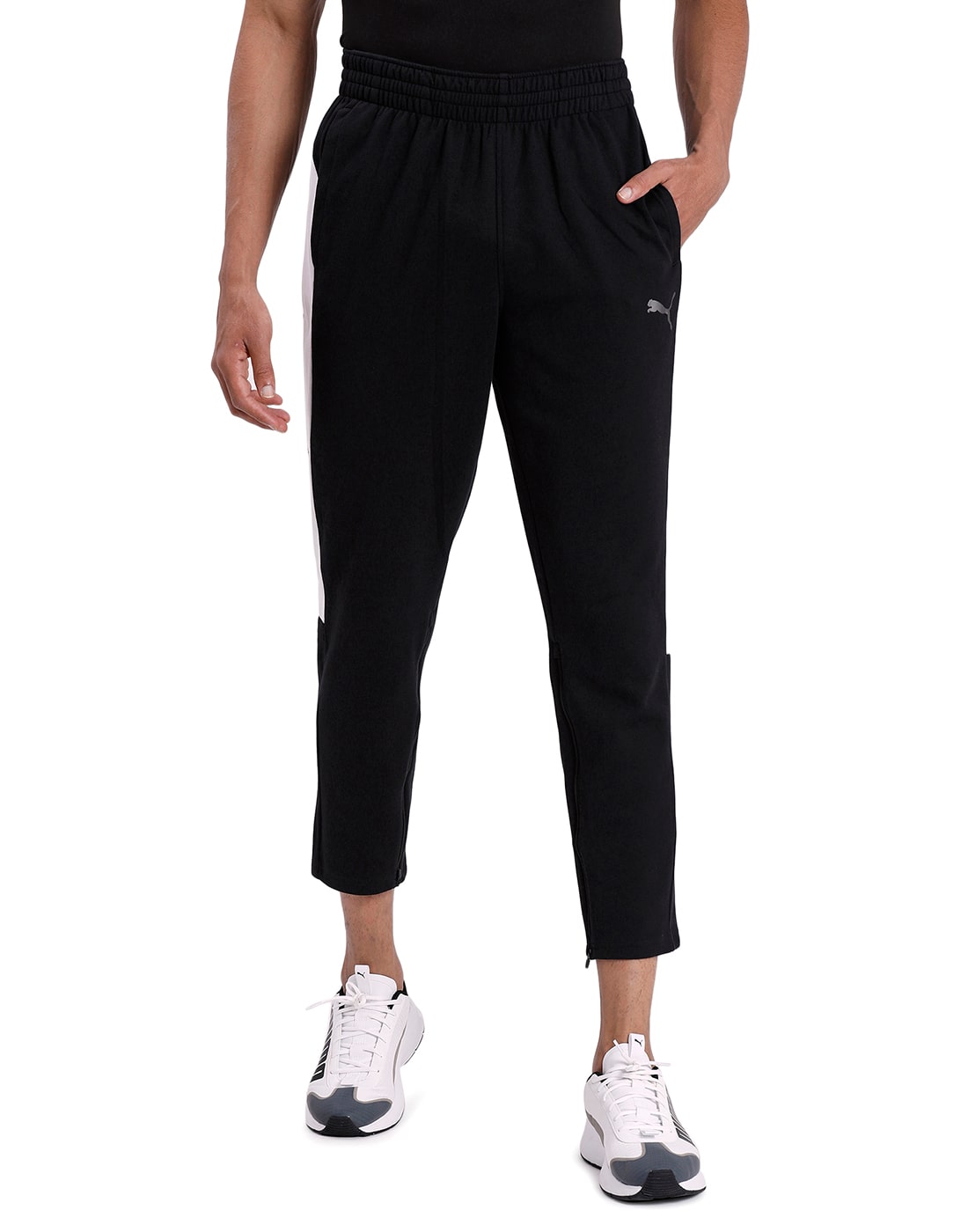 

Puma Men Black Solid Regular fit Track pants