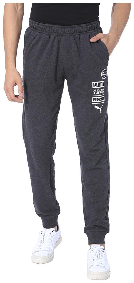 

Puma Men Cotton Printed Track Pants Grey