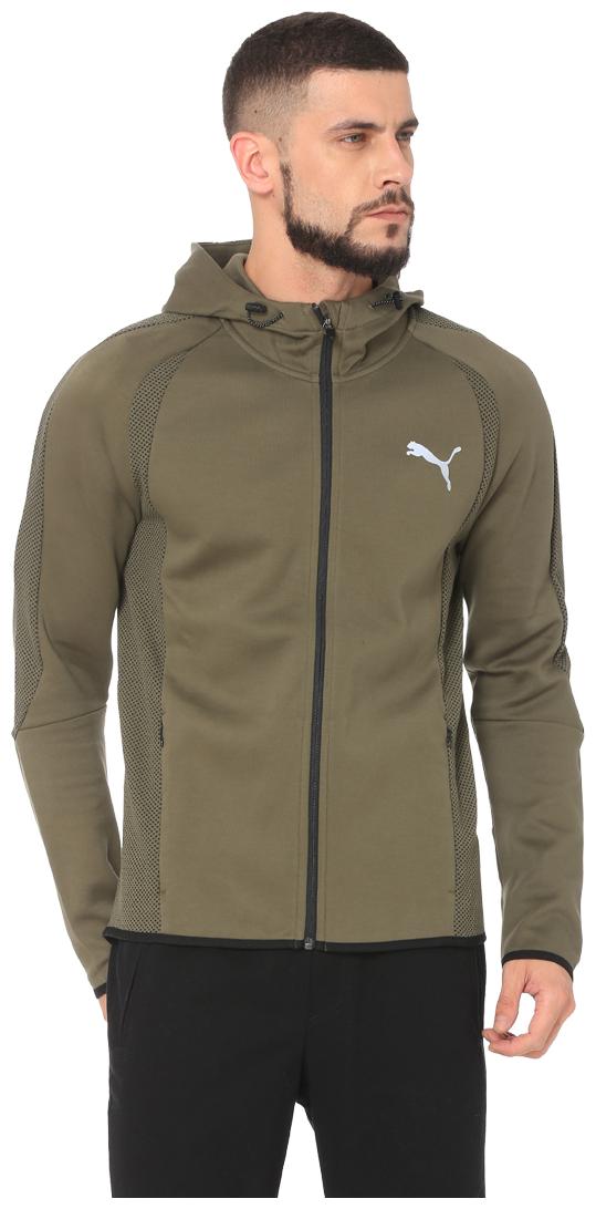 

Puma Men Cotton Quilted Jacket Green