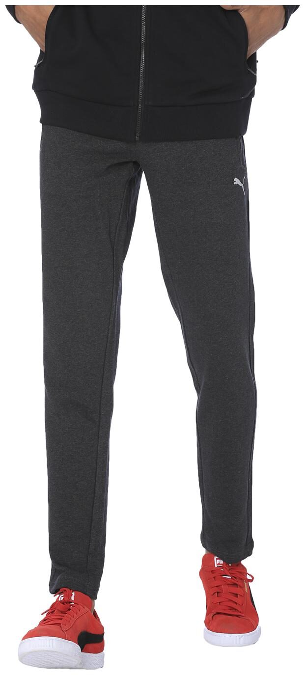 

Puma Men Cotton Regular Fit Track Pants Grey color