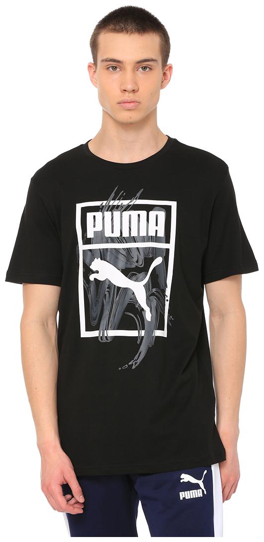 

Puma Men Black Regular fit Cotton Round neck T-Shirt - Pack Of 1