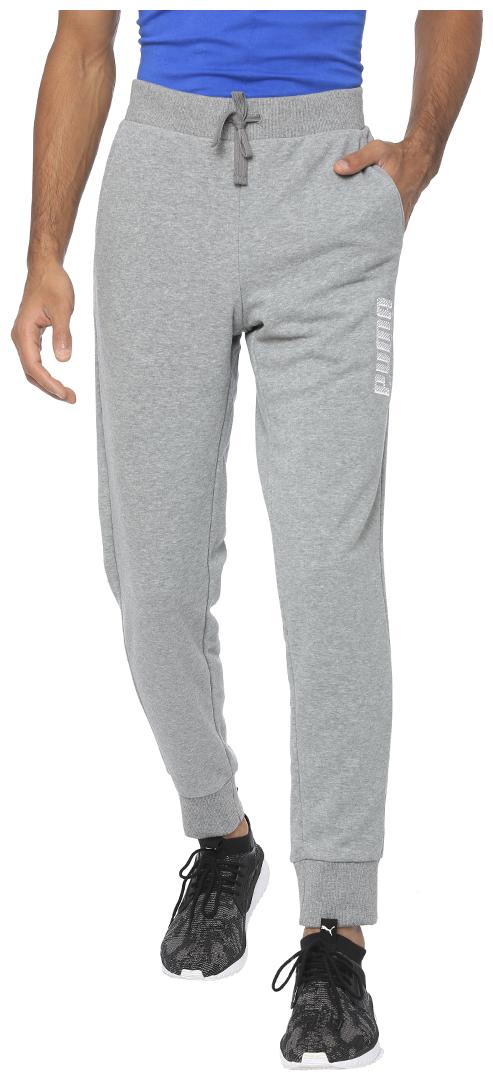

Puma Men Cotton Printed Track Pants Grey