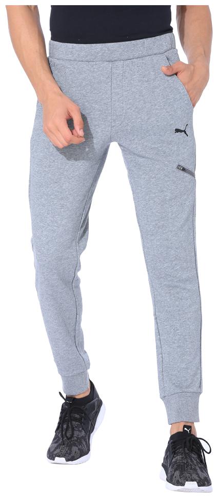 

Puma Men Grey Solid Regular fit Track pants