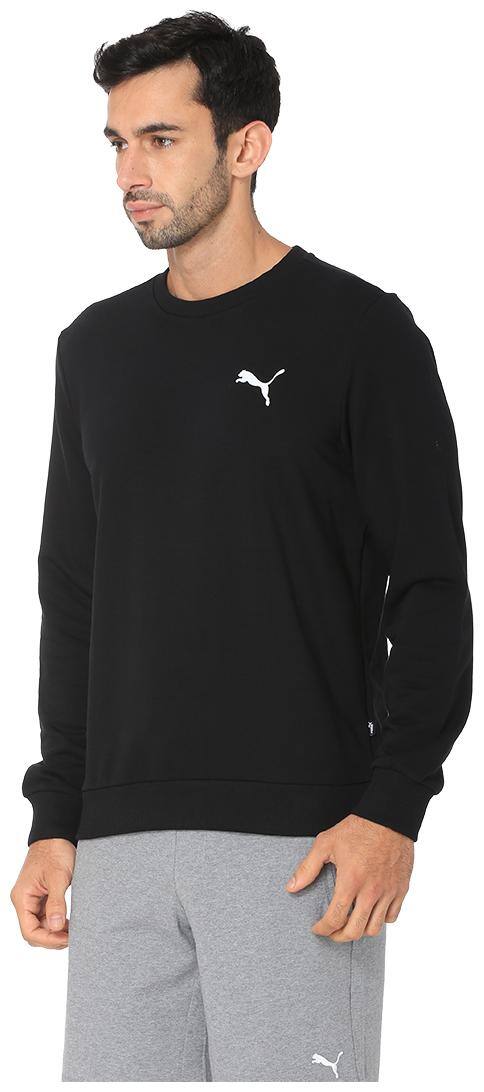 Puma Men Black Round neck Pullover