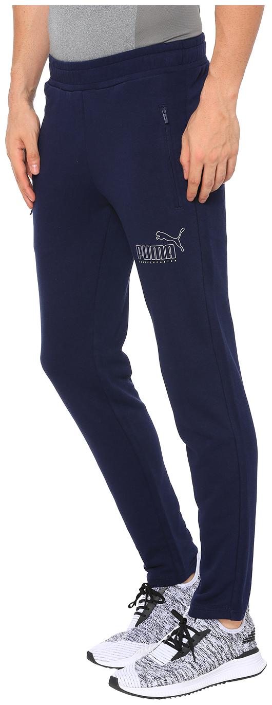 

Puma Men Cotton Regular Fit Track Pants Blue color