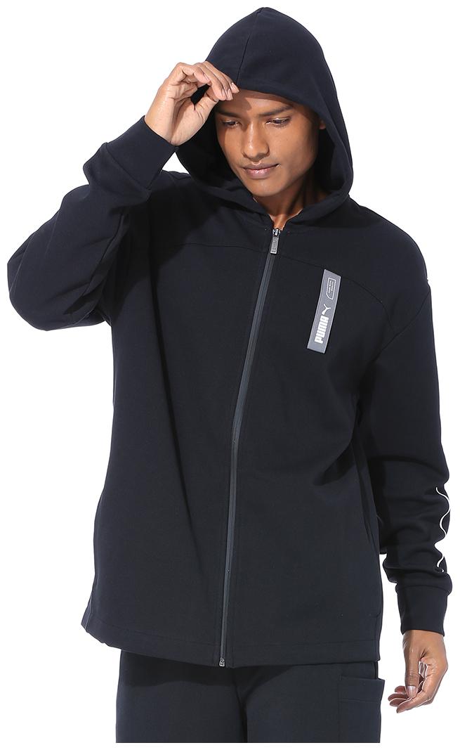 

Puma Men Cotton Quilted Jacket Black