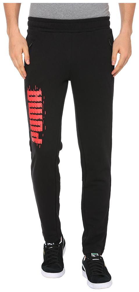 

Puma Men Black Solid Regular fit Track pants