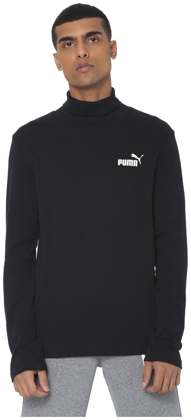 

Puma Men Black Round neck Pullover