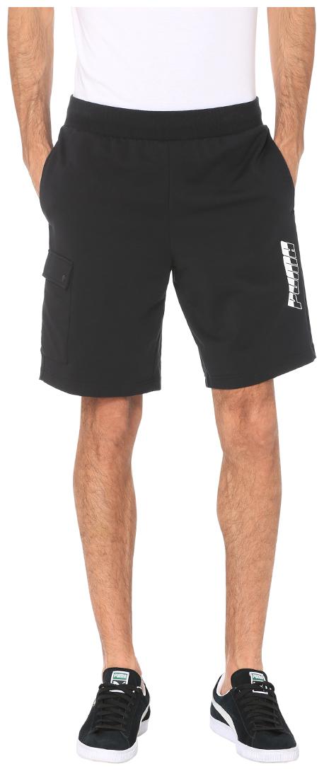 

Puma Men Black Regular Fit Regular Shorts