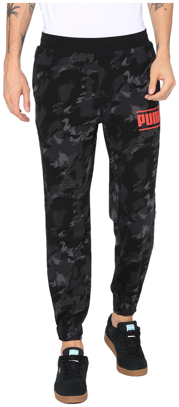 

Puma Men Cotton Printed Black Joggers