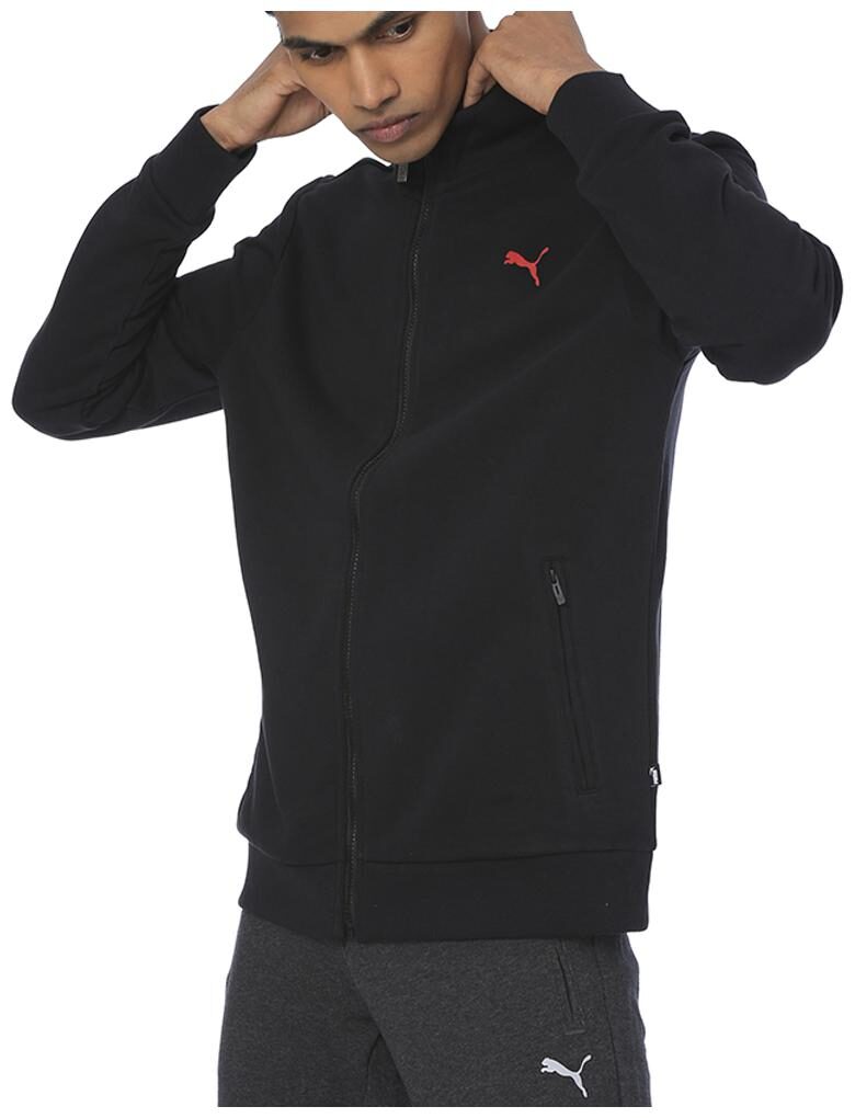 

Puma Men Cotton Quilted Jacket Black