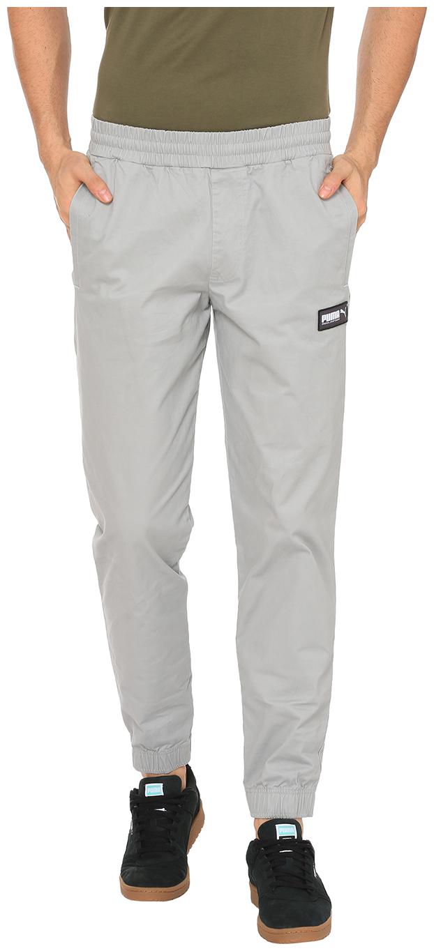 

Puma Men Grey Solid Regular fit Track pants