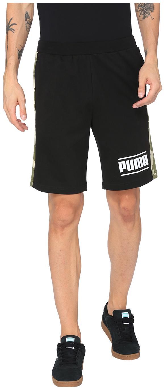 

Puma Men Black Regular Fit Regular Shorts