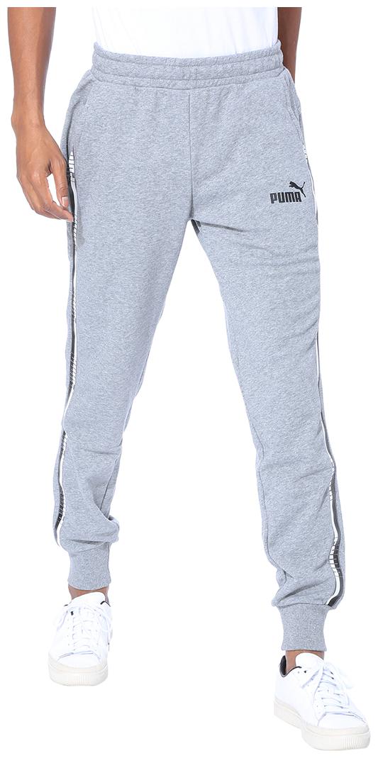 

Puma Men Cotton Printed Track Pants Grey