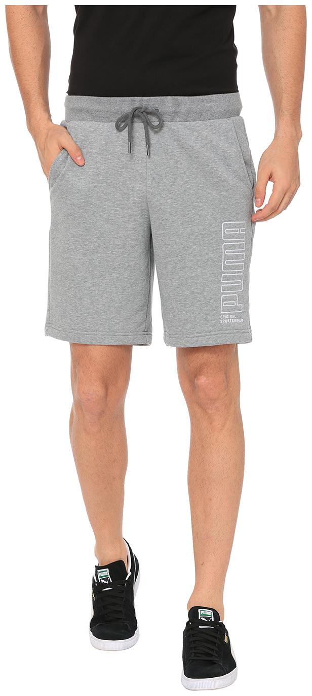 

Puma Men Grey Regular Fit Regular Shorts