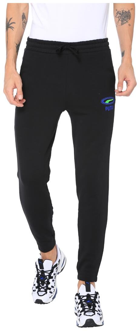 

Puma Men Black Solid Regular fit Track pants