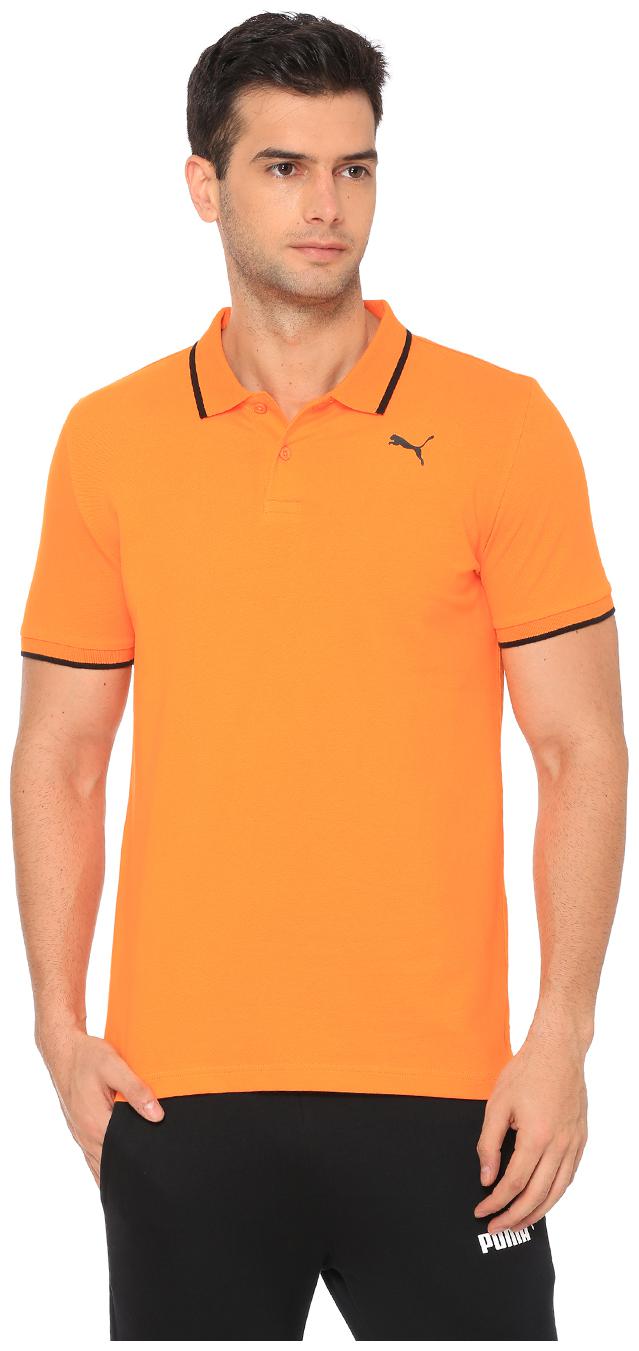 

Puma Men Yellow Regular fit Cotton Polo collar T-Shirt - Pack Of 1