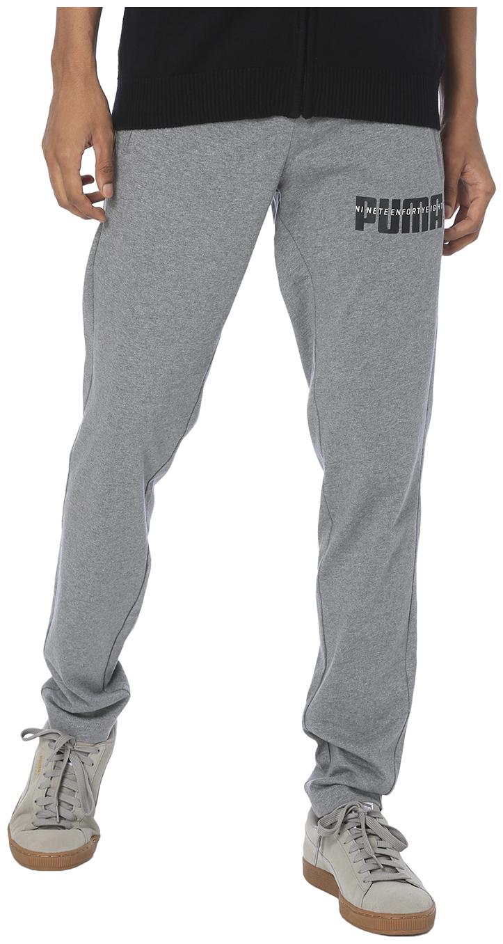 

Puma Men Cotton Regular Fit Track Pants Grey color