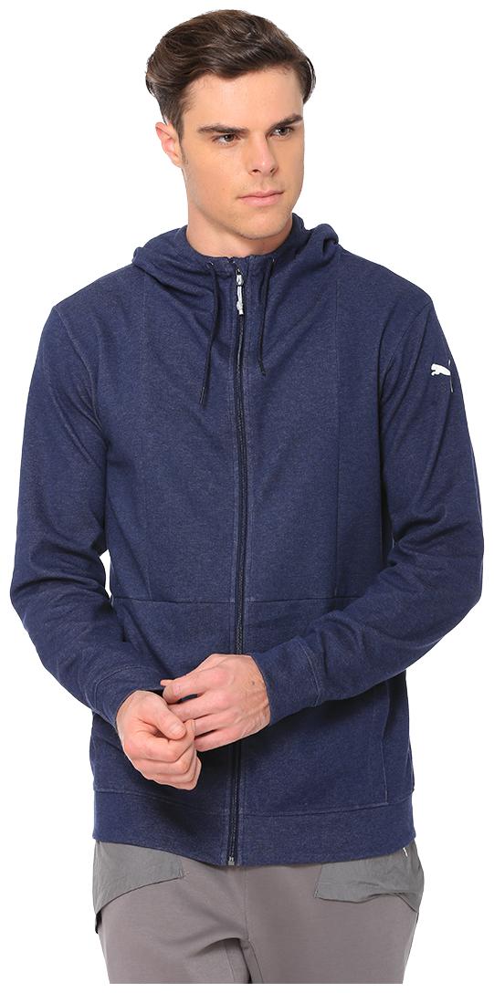 

PUMA Men Cotton Sports Jackets Sweatshirts Blue