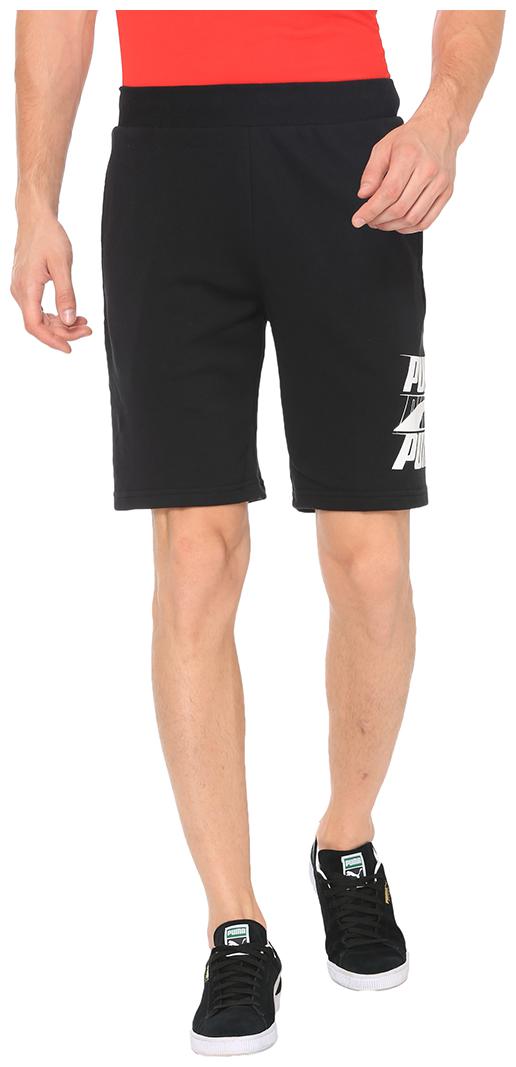 

Puma Men Black Regular Fit Regular Shorts