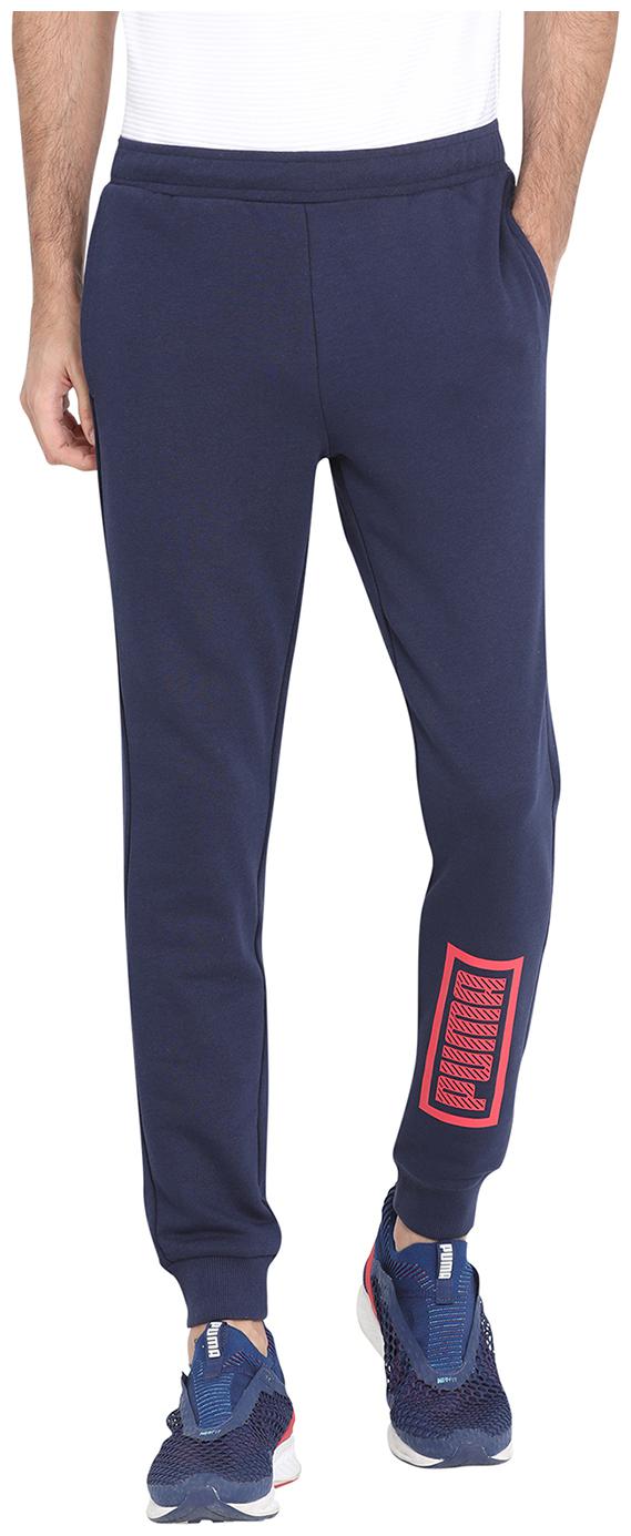 

Puma Men Cotton Regular Fit Track Pants Blue color