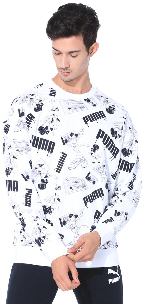 

Puma Men White Round neck Sweatshirt