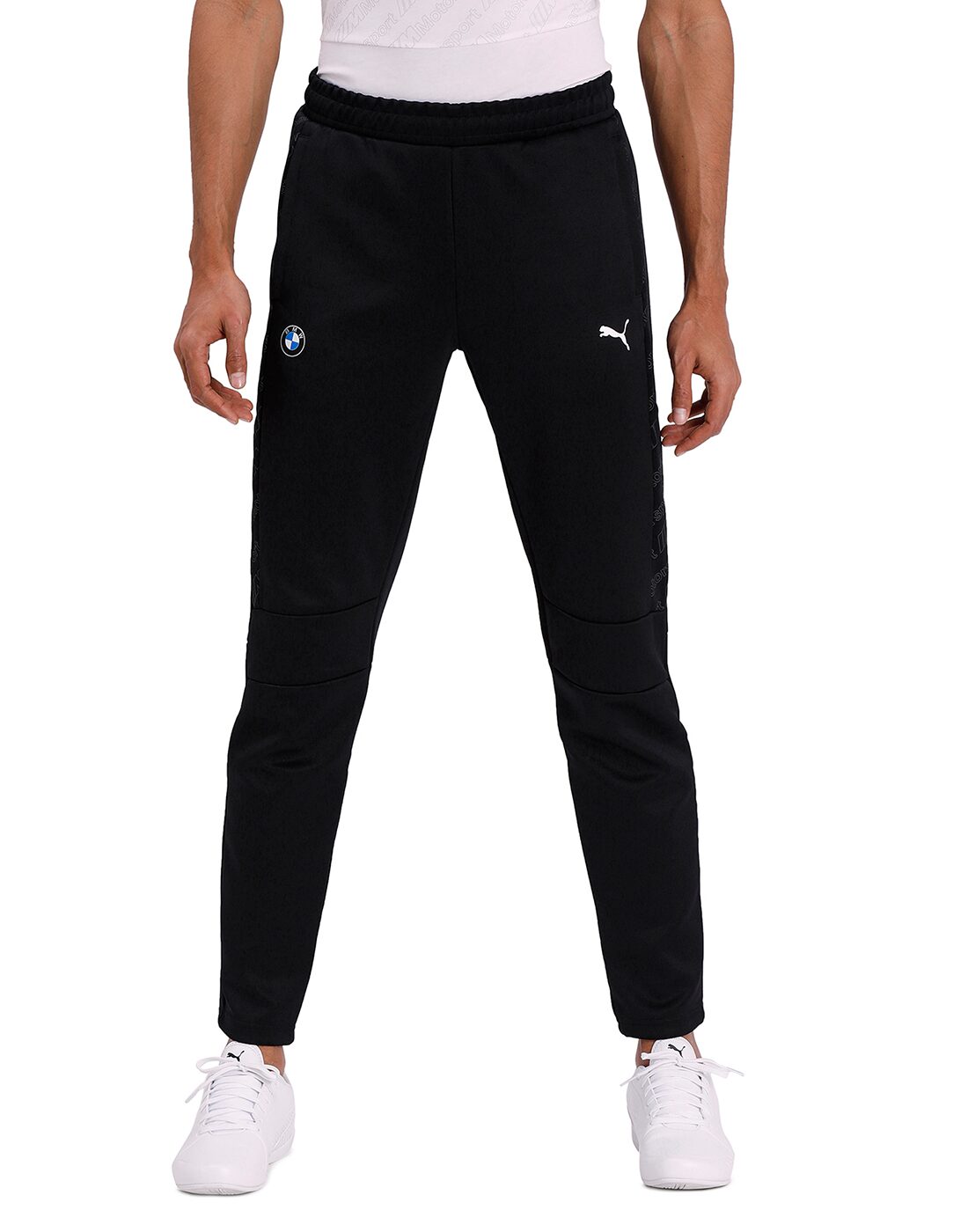 

Puma Men Black Solid Regular fit Track pants