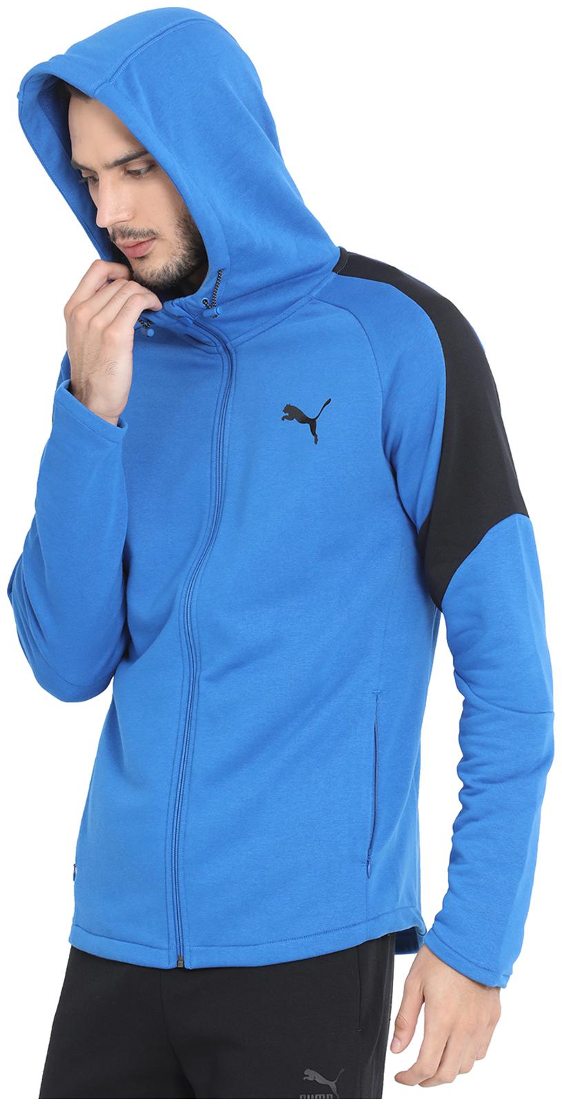 

Puma Men Blue Solid Quilted jacket