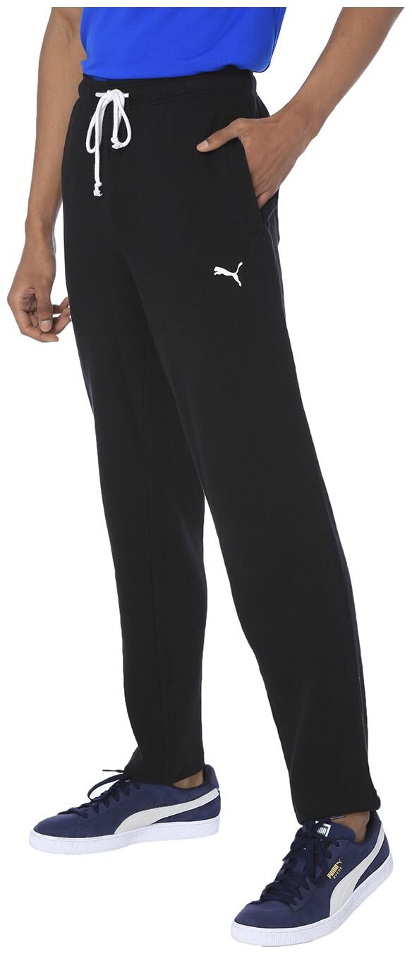 

Puma Men Cotton Regular Fit Track Pants Black color
