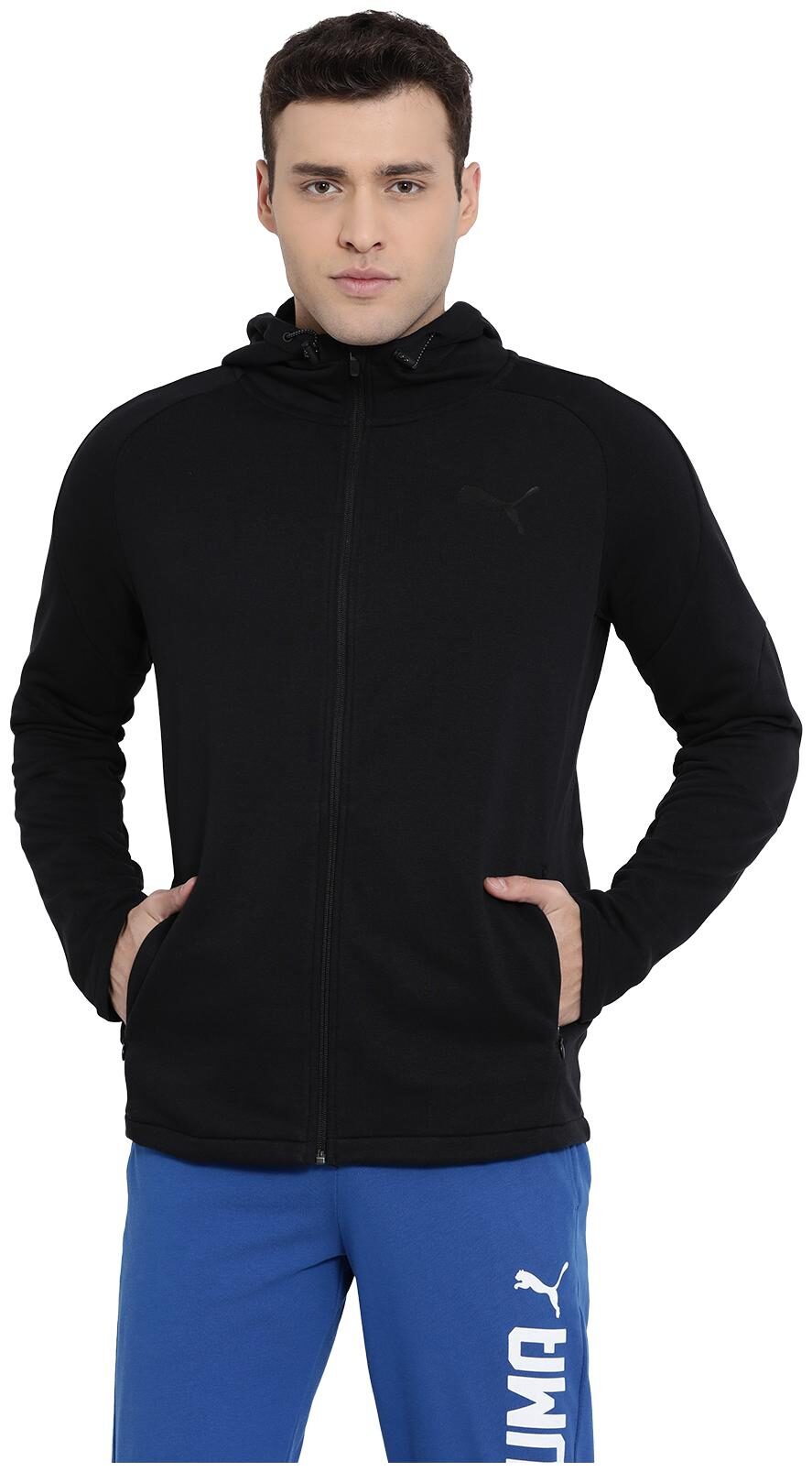 

Puma Men Cotton Quilted Jacket Black