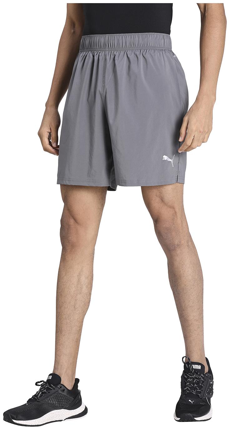 

Puma Men Grey Regular Fit Regular Shorts