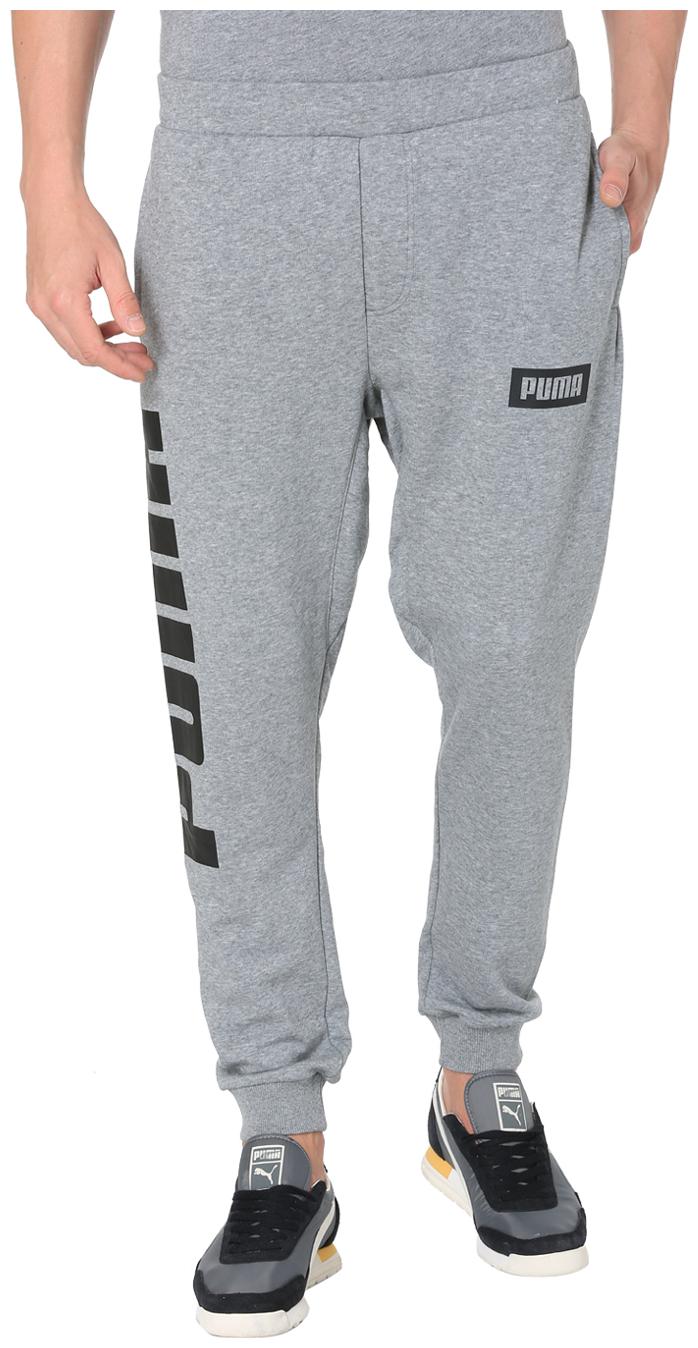 

Puma Men Grey Solid Slim fit Track pants