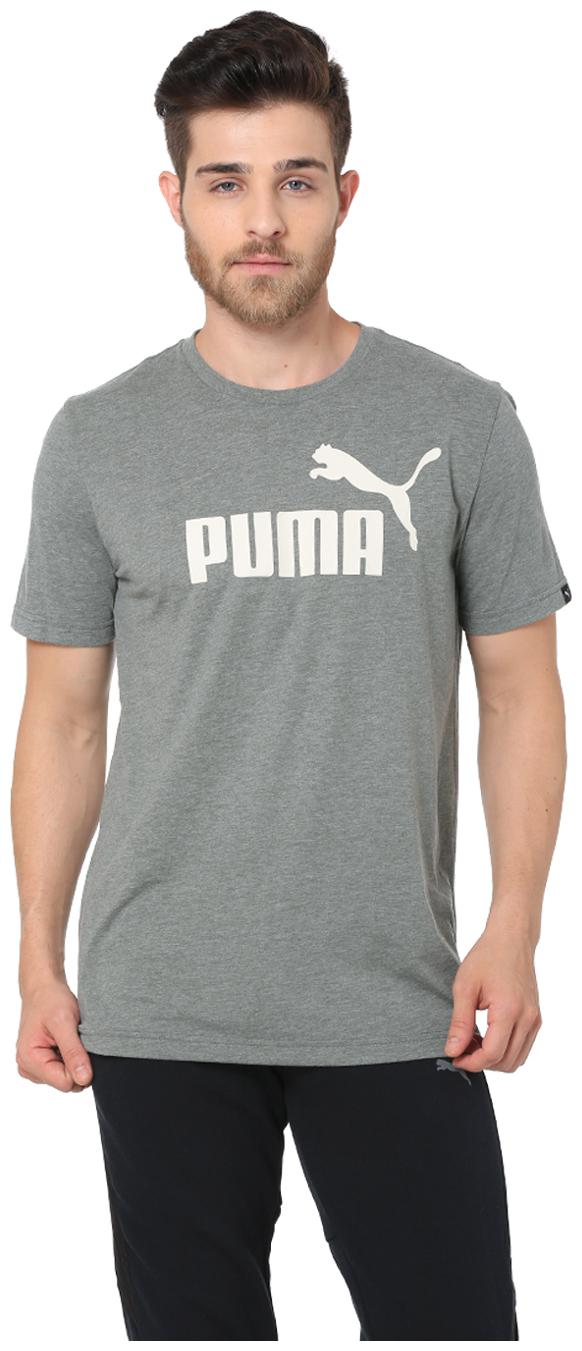 

Puma Men Grey Regular fit Polyester Round neck T-Shirt - Pack Of 1