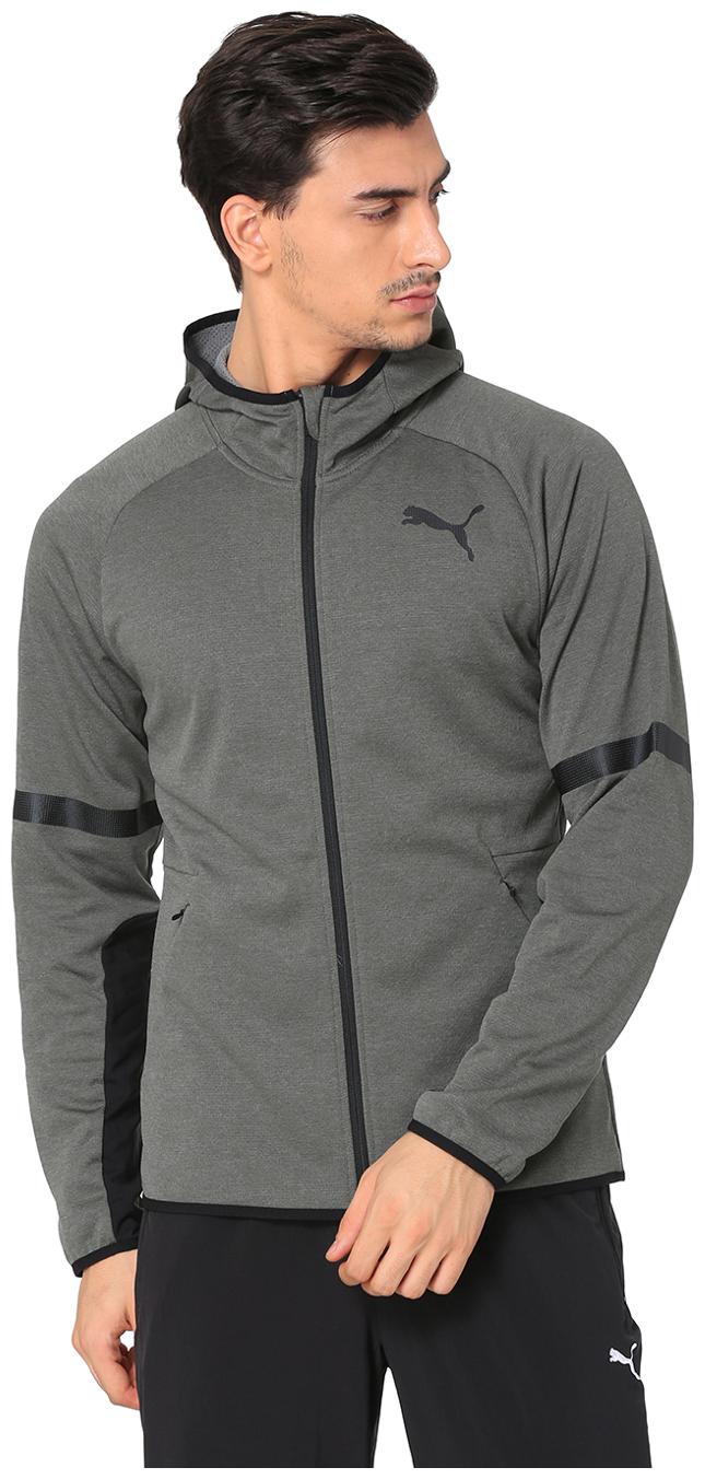

Puma Men Grey Solid Sports jacket