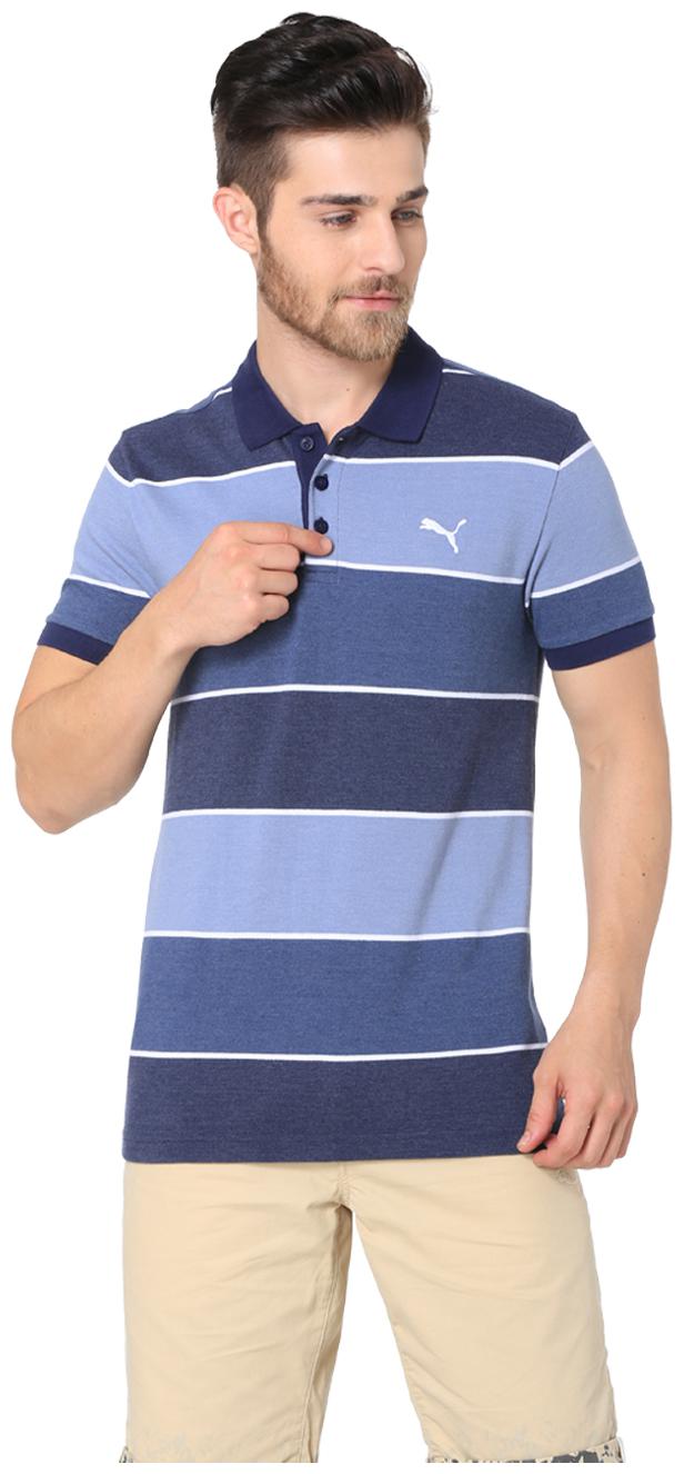

Puma Men Multi Regular fit Cotton Blend Polo collar T-Shirt - Pack Of 1