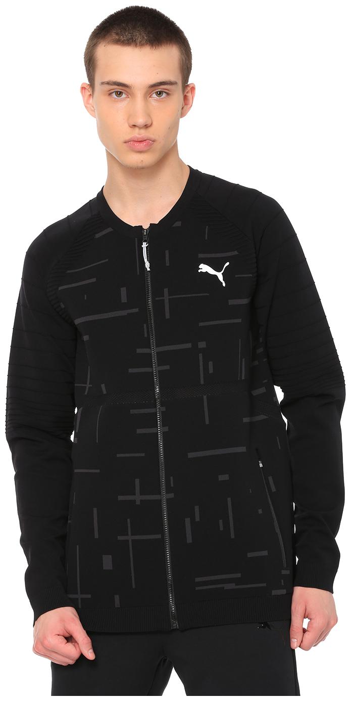 

PUMA Men Nylon Sports Jackets Sweatshirts Black