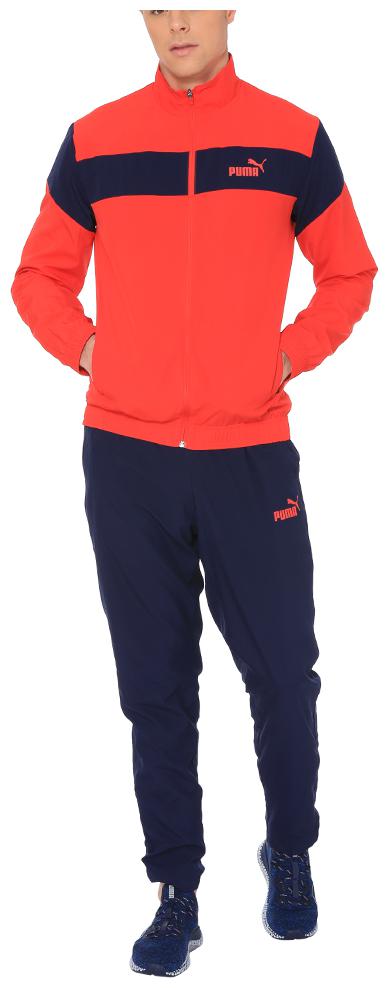 

Puma Men Red Blue Solid Regular Fit Track Suit