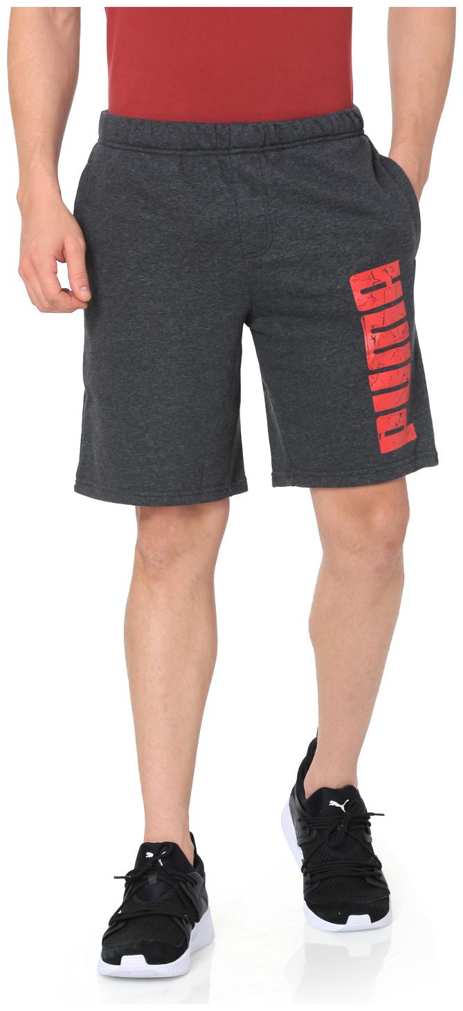

Puma Men Grey Regular Fit Regular Shorts