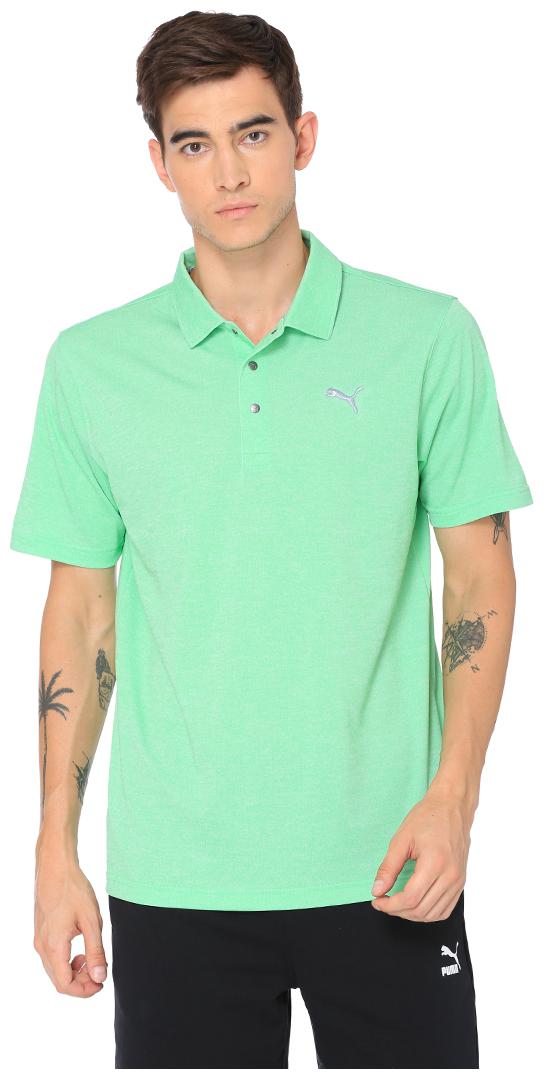 

Puma Men Green Regular fit Polyester Polo collar T-Shirt - Pack Of 1