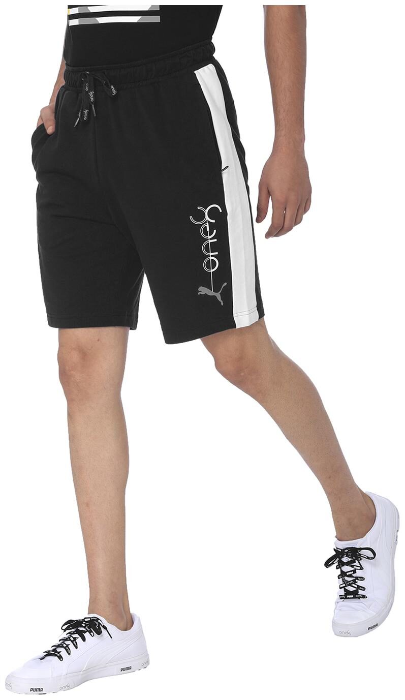 

Puma Men Black Regular Fit Regular Shorts