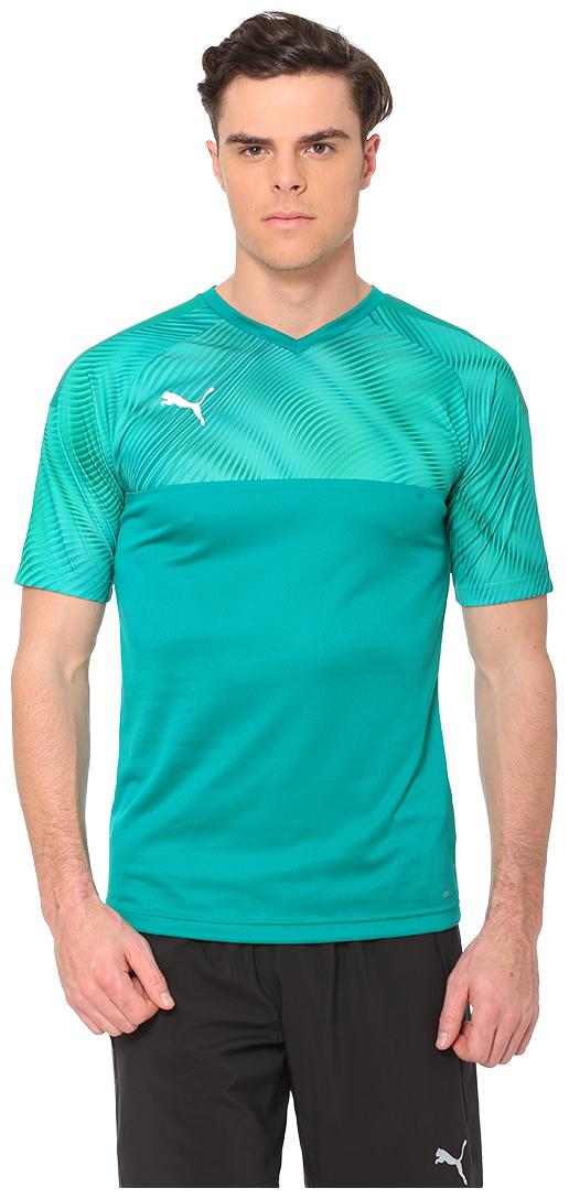 Puma Men Regular fit Round neck Graphic print T-Shirt - Green