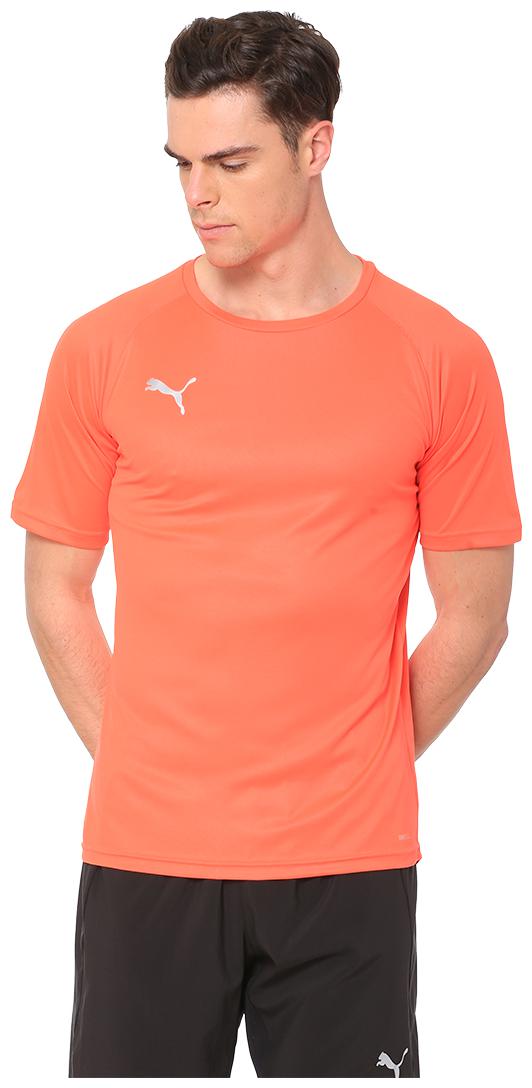 

Puma Men Orange Regular fit Polyester Round neck T-Shirt - Pack Of 1