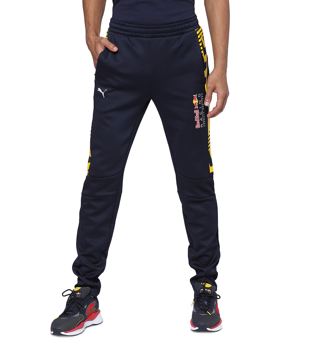 

Puma Men Polyester Printed Track Pants Blue