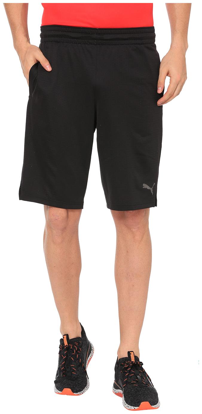 

Puma Men Black Regular Fit Regular Shorts