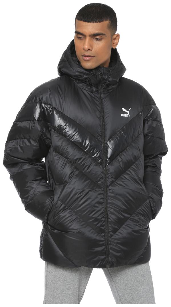 

Puma Men Polyester Quilted Jacket Black