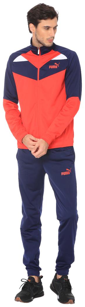 

Puma Men Red Blue Solid Regular Fit Track Suit