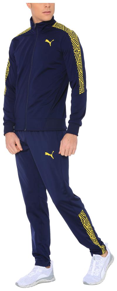 

Puma Men Blue Solid Regular Fit Track Suit