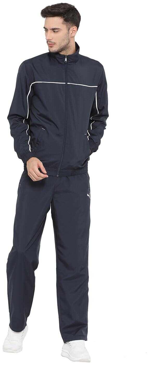 

Puma Men Blue Solid Regular Fit Track Suit