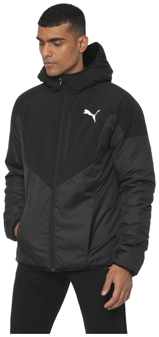 

Puma Men Polyester Quilted Jacket Black