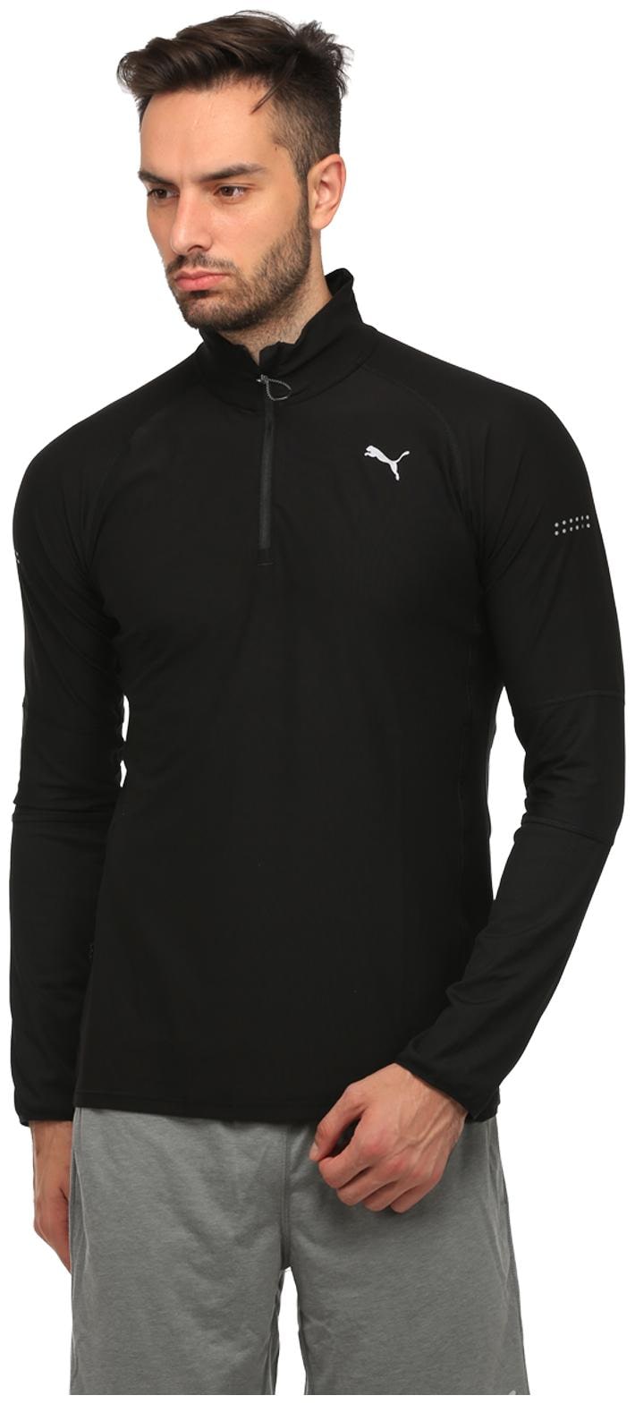 

Puma Men Black Turtle neck Sweatshirt